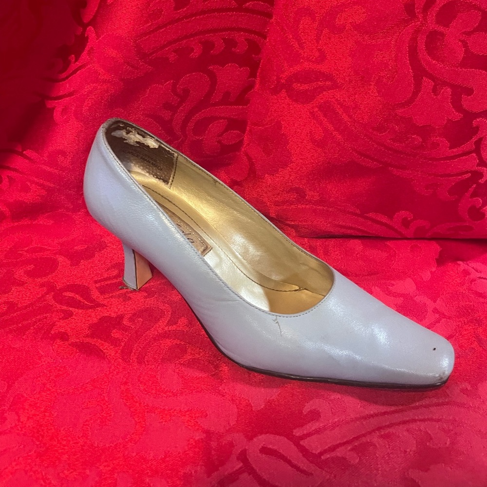 #39 light blue Espinoza heels
